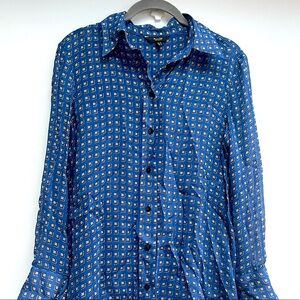 Blue Colored Shirt - Massimo Dutti